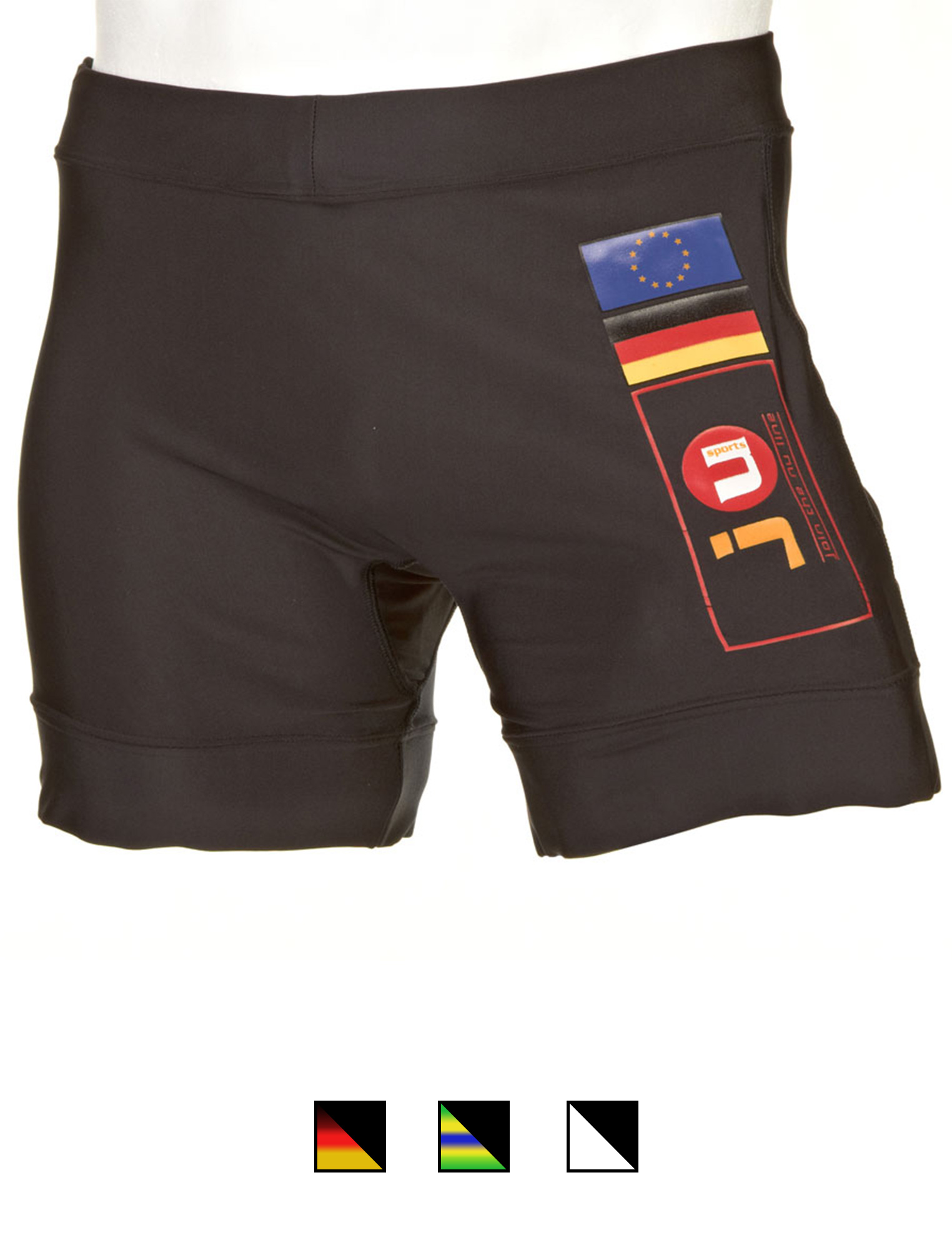 Fight Short 2 Fahnen EU-GER