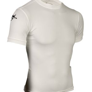 Compression Shirt kurzarm weiß