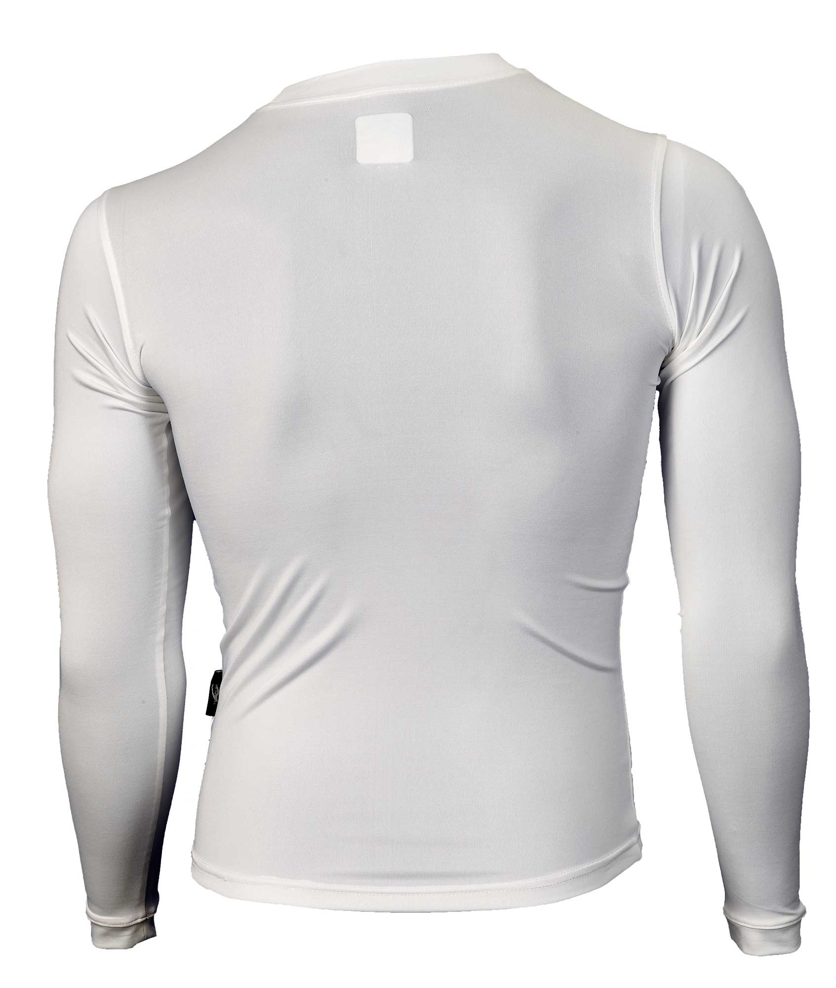 Compression Shirt langarm weiß – Bild 4