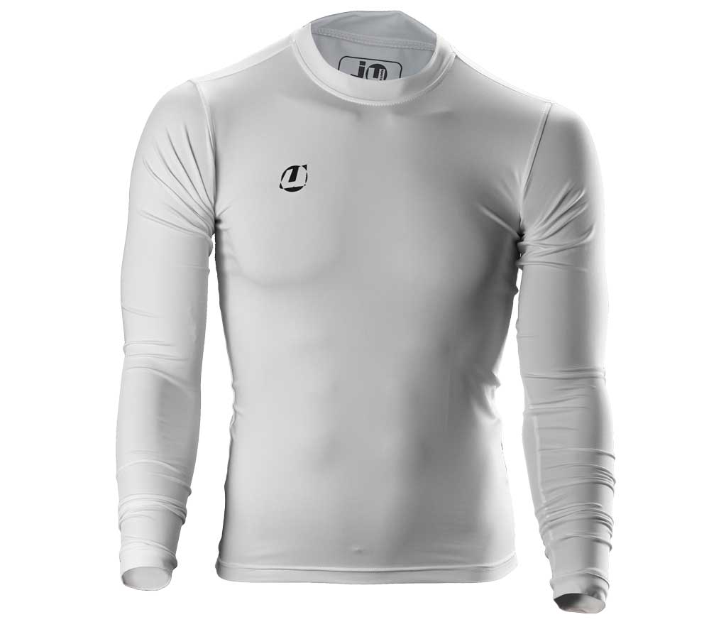 Compression Shirt langarm weiß – Bild 2