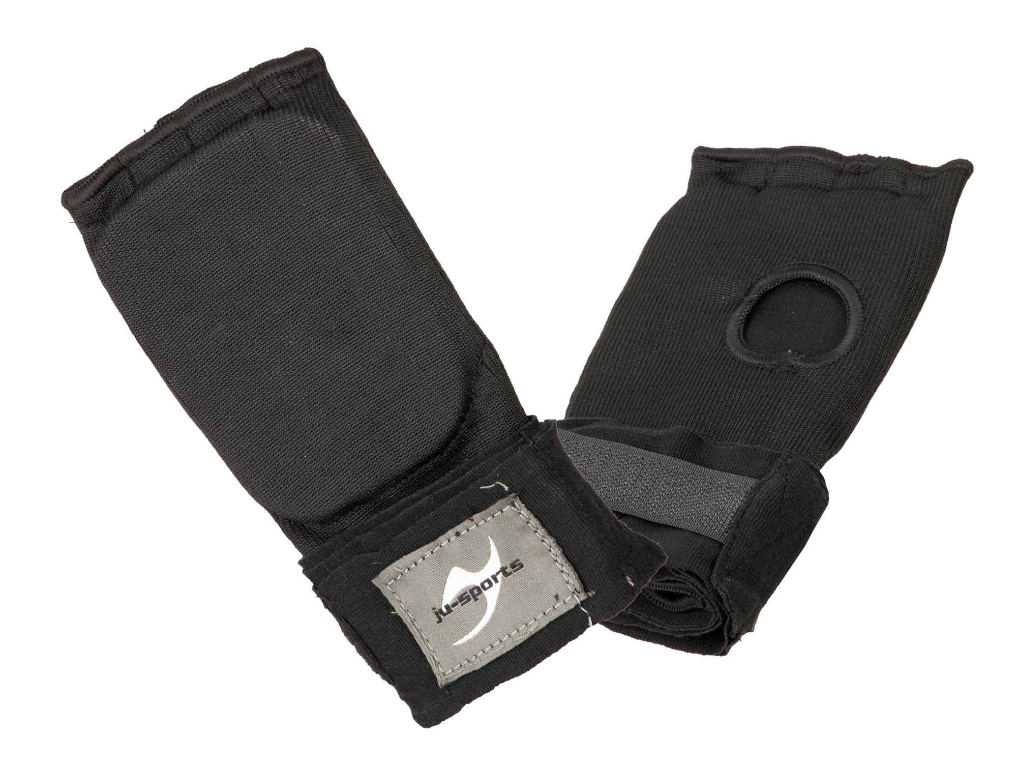 Innenboxhandschuhe mit Bandage schwarz