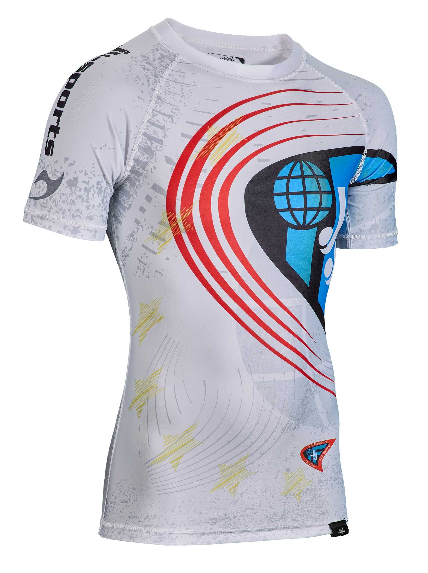 Rashguard kurzarm weiß - JJIF approved – Bild 4