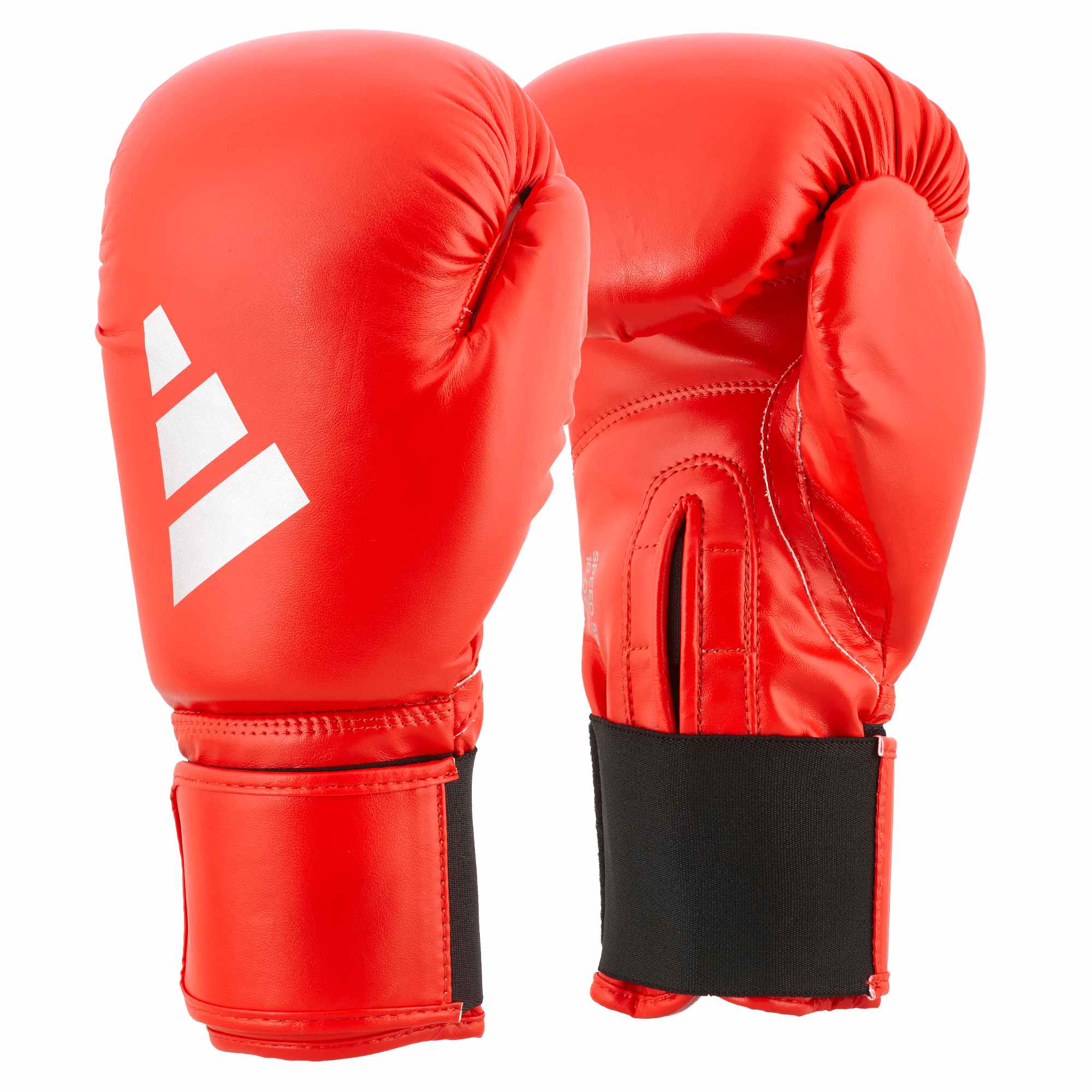 adidas Boxhandschuhe Speed 50 ADISBG50 Rot/Silber – Bild 2
