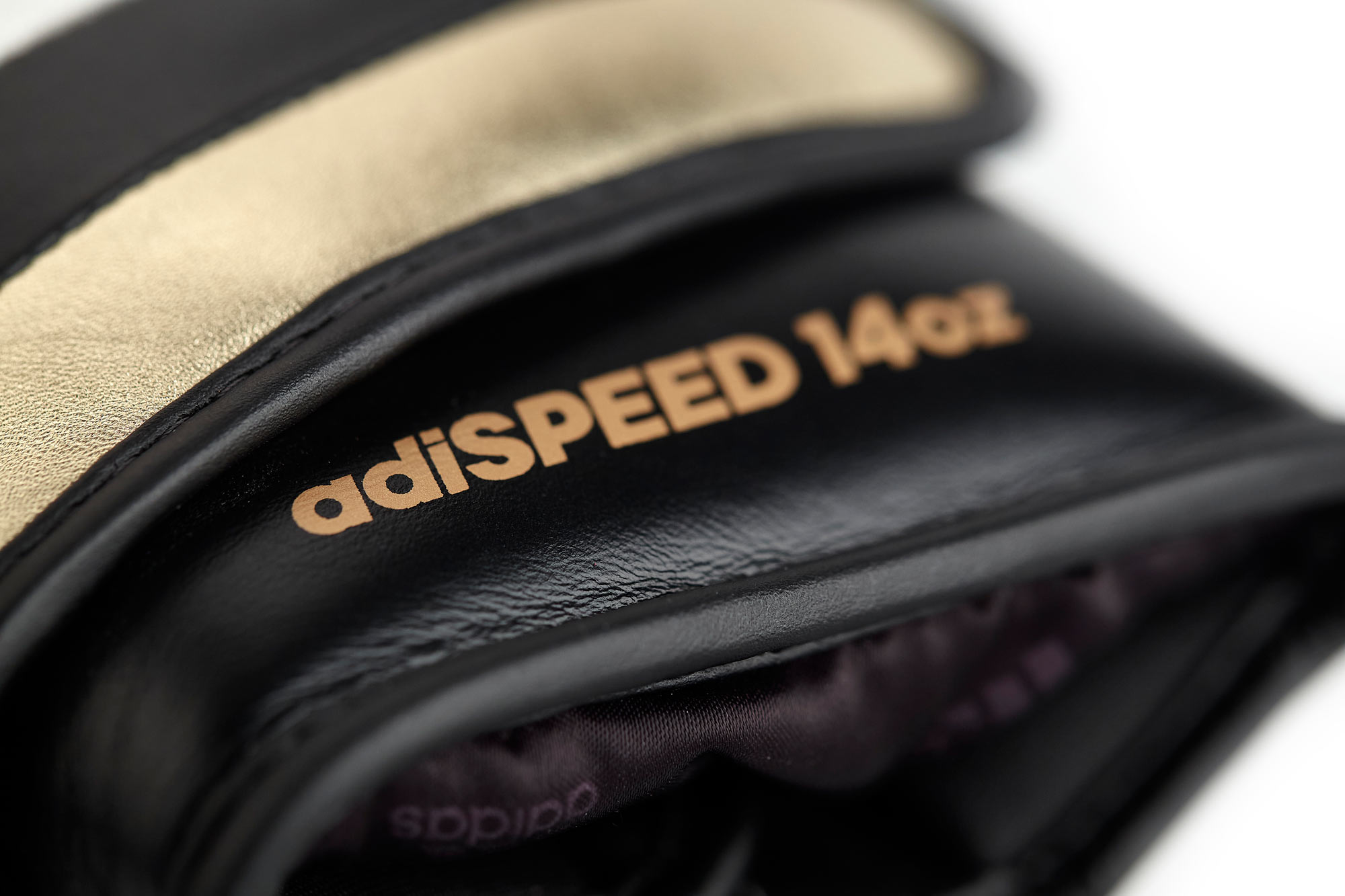 adidas adispeed strap up Boxhandschuhe Schwarz/Gold/Silber ADISBG501PRO – Bild 7