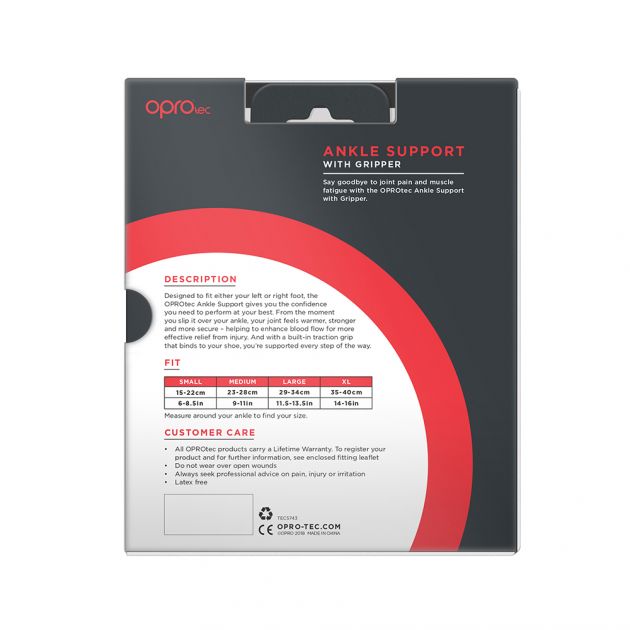 OPROtec Sprunggelenkbandage mit rutschsicherem Silikonprint, 5743 – Bild 5