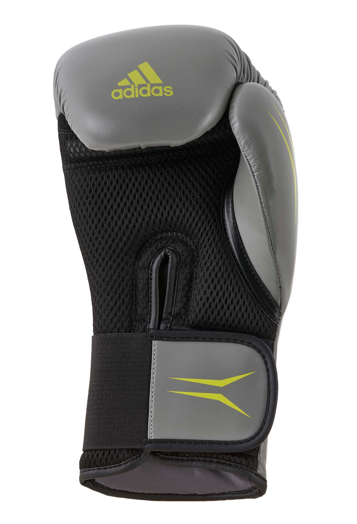adidas Boxhandschuhe SPEED TILT 150 Grau/Schwarz/Lime SPD150TG – Bild 5