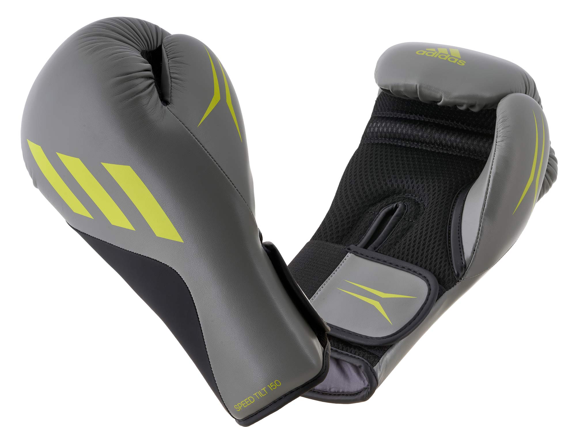 adidas Boxhandschuhe SPEED TILT 150 Grau/Schwarz/Lime