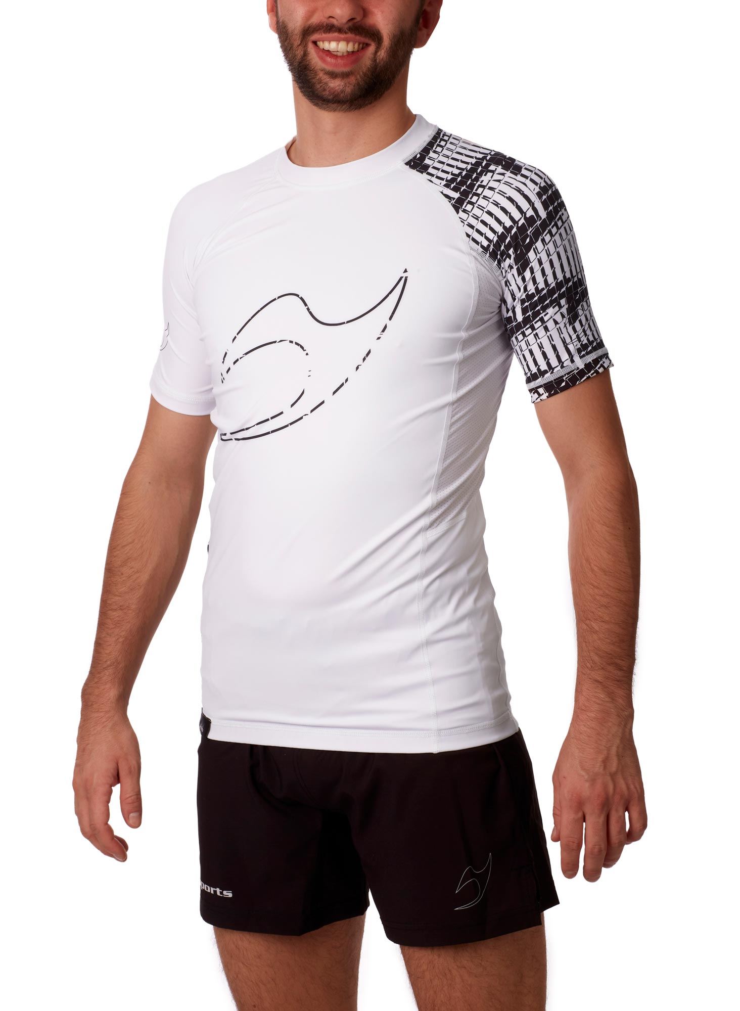 Rank Rashguard RV2 kurzarm Weiß – Bild 2