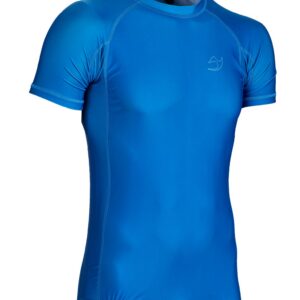 Base Line Rashguard kurzarm Blau