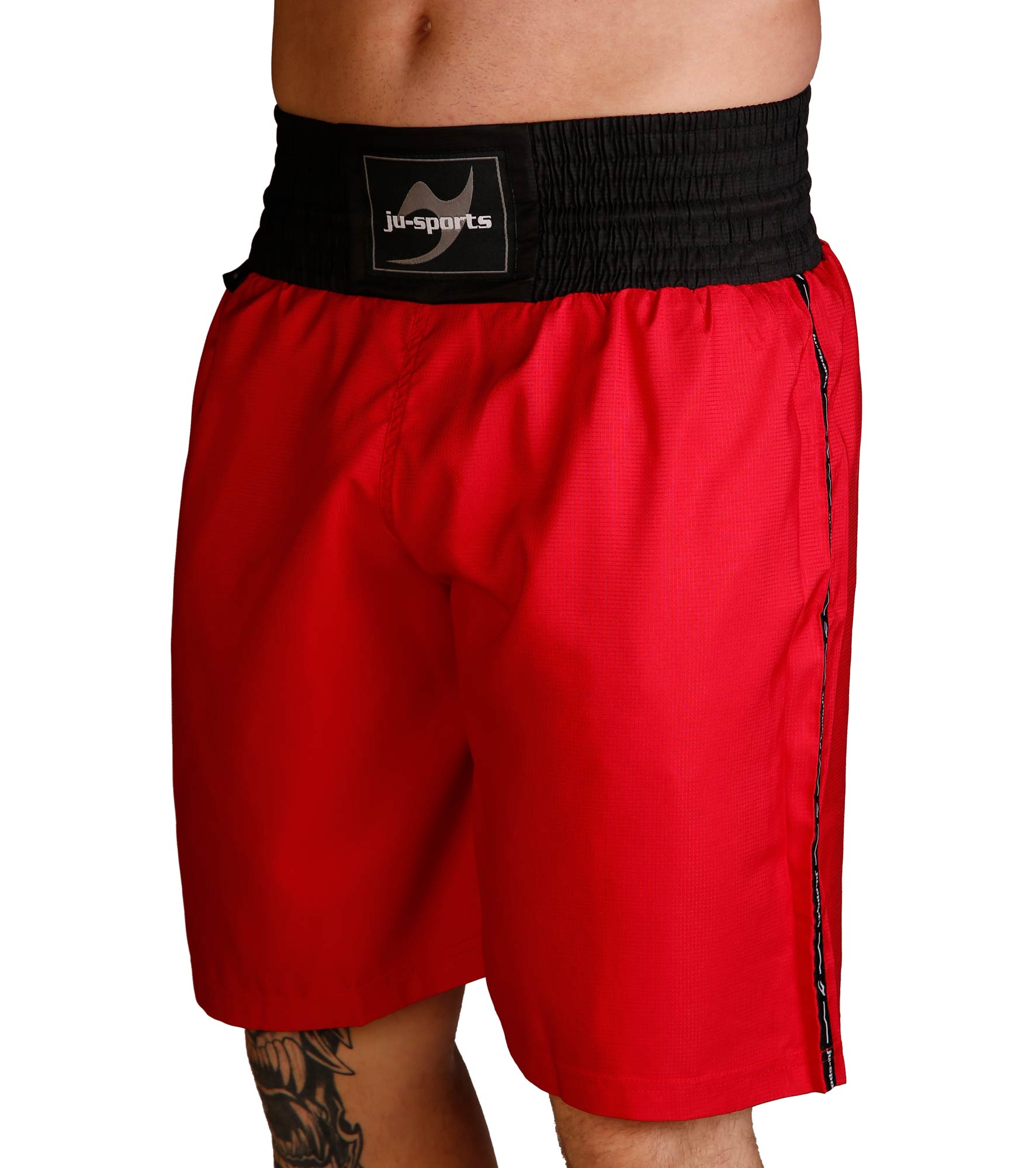 Kickboxshorts Kick light Pro red/black – Bild 2