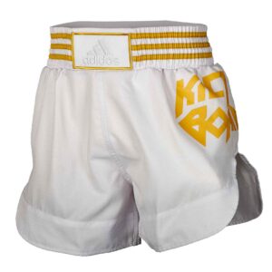 adidas Kick Boxing Shorts white/gold, ADISKB02